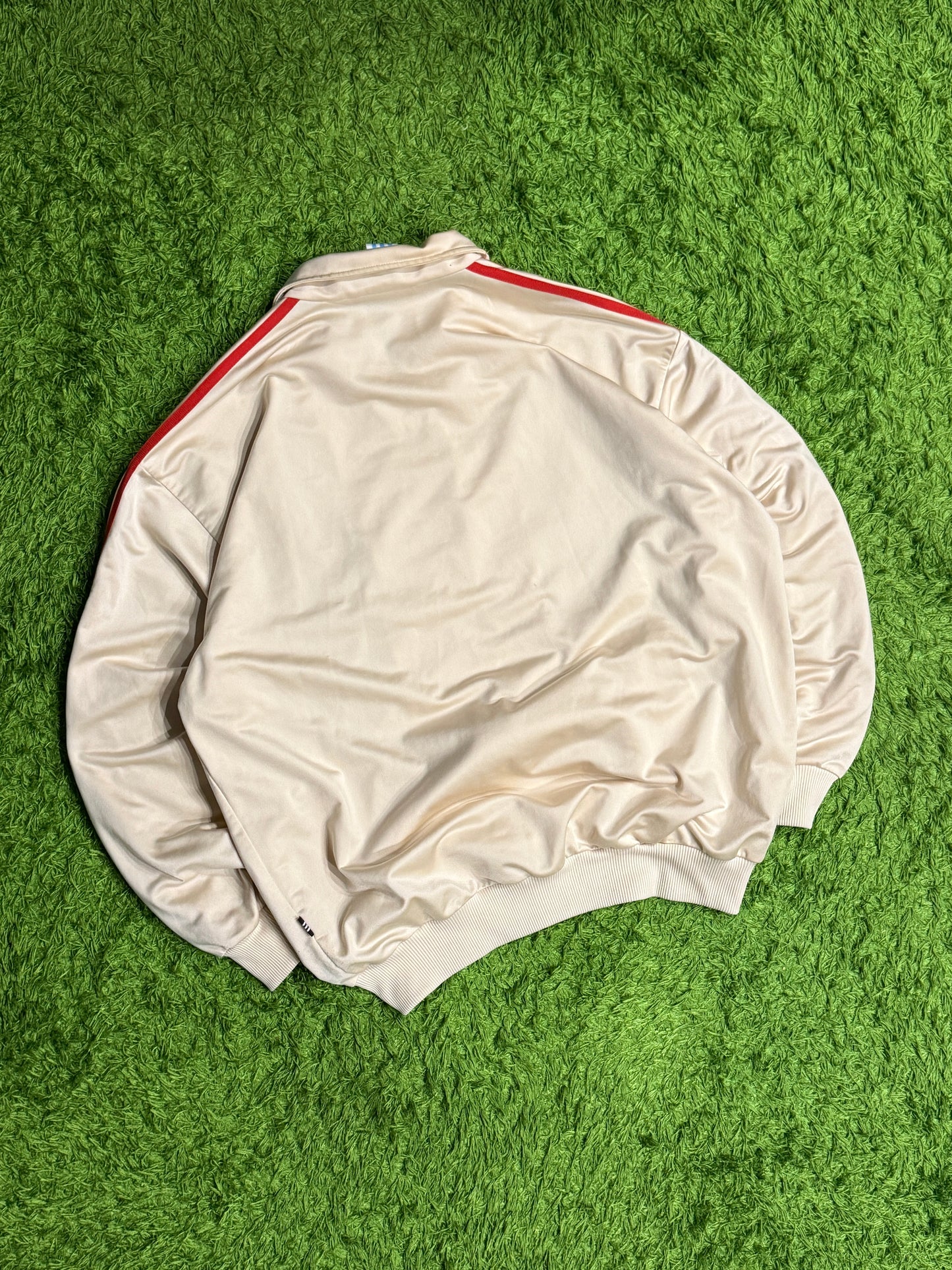 Bluza rozpinana kremowa Adidas Originals Firebird 90s