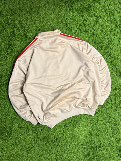 Bluza rozpinana kremowa Adidas Originals Firebird 90s