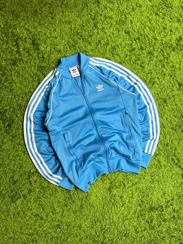 Bluza rozpinana błękitna Adidas Originals Firebird