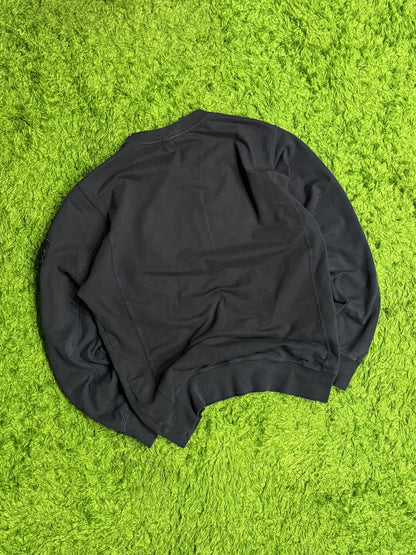 Czarna bluza Stone Island z patką