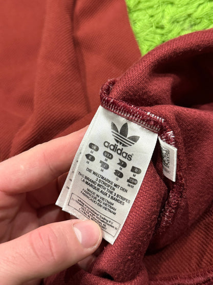 Spodnie bordowe Adidas Originals Firebird sweatpants